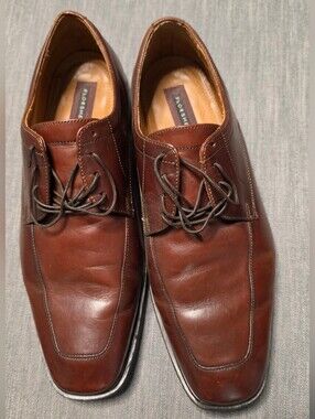 Florsheim Men's Chestnut Brown Leather Shoes, size 13